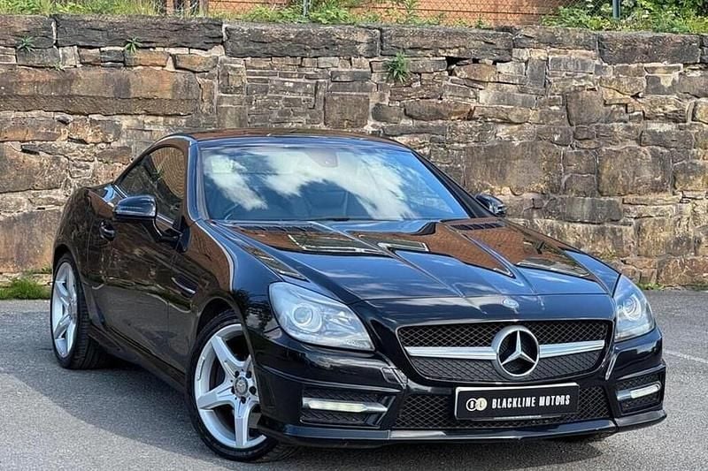 Black Used 2013 Mercedes SLK250 AMG Cabriolet | £7,561 (Fair price) - Image 1/1