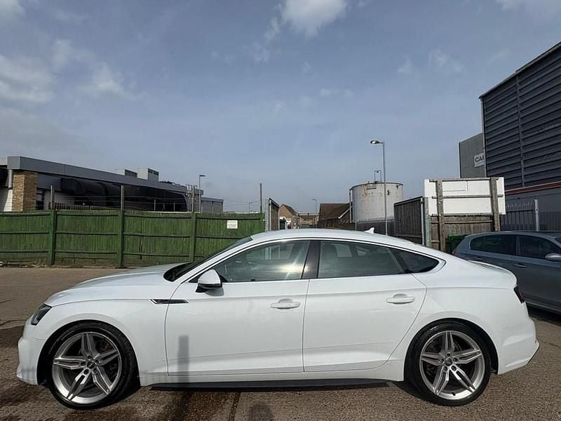Used Audi A5 Sportback S-Line 2019 White Hatchback