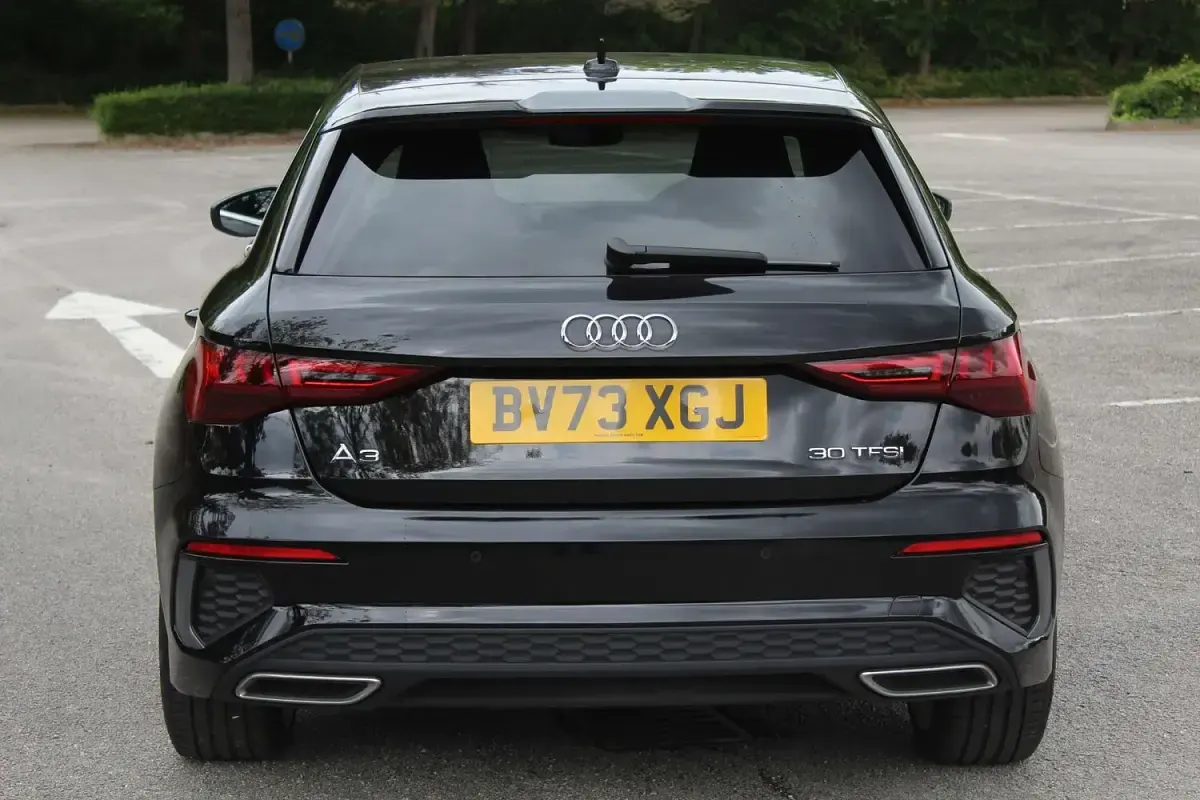 Used Audi A3 S-Line 110 HP (80 kW) 2023 Black Sedan