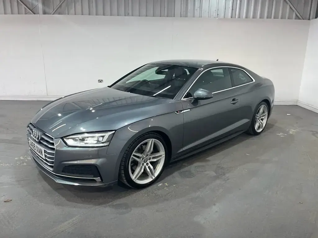 Used Audi A5 S-Line 150 HP (110 kW) 2019 Grey Coupe