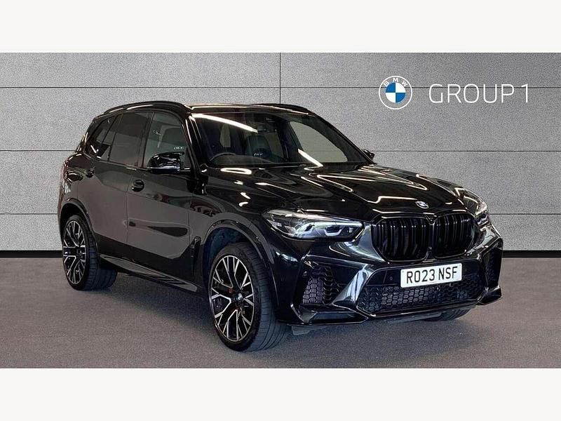 Black sapphire metallic paint Used 2023 BMW X5 M Competition Edition SUV | £66,498 (Super price) - Image 1/4