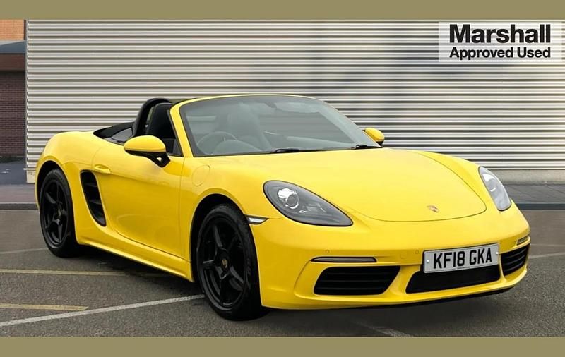 Yellow Used 2018 Porsche Boxster Cabriolet | £30,250 (Super price) - Image 1/4