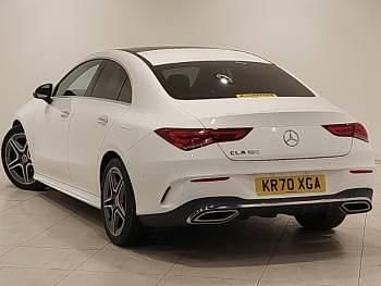 Used Mercedes CLA180 AMG Line Premium Plus 136 HP (100 kW) 2021 White Sedan