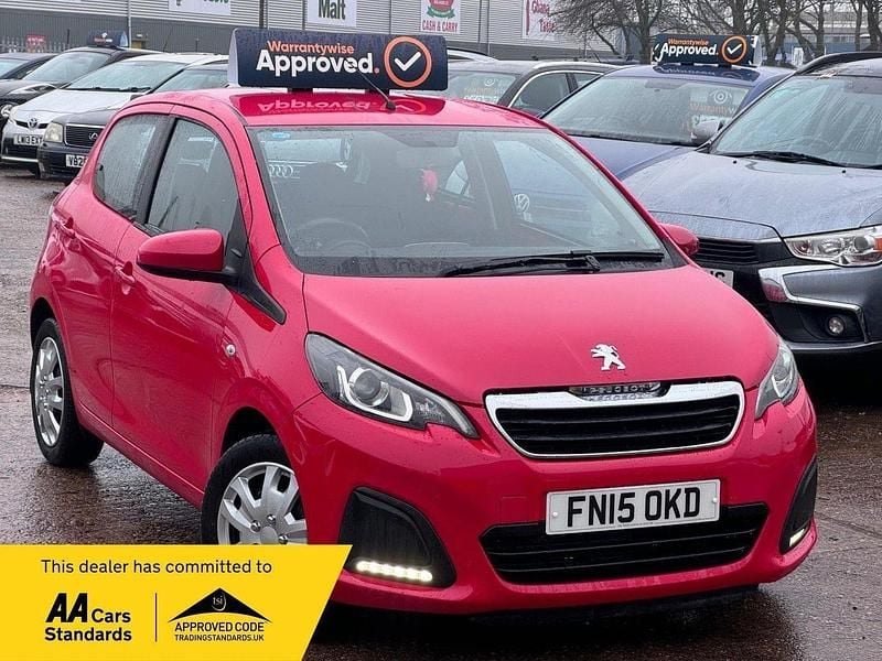 Used Peugeot 108 Active 68 HP (50 kW) 2015 Red Hatchback