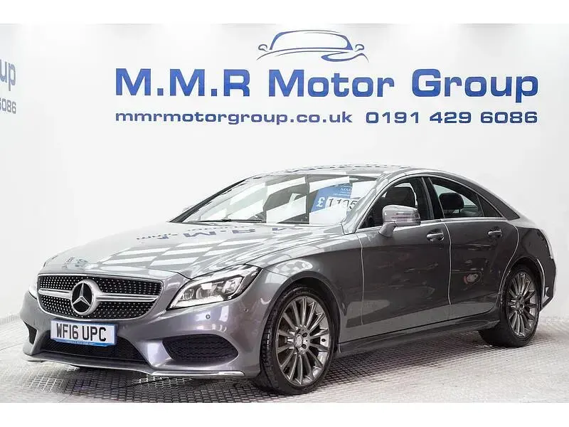 Used Mercedes CLS220 AMG line 177 HP (130 kW) 2016 Grey Coupe