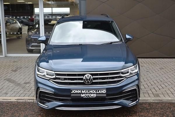 Used VW Tiguan R-line 150 HP (110 kW) 2022 Blue SUV