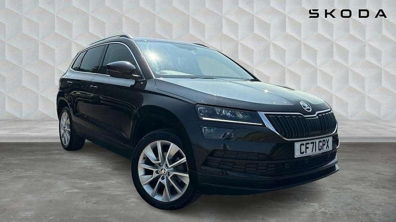 Black Used 2022 Skoda Karoq SE L SUV | £20,759 (Fair price) - Image 1/4