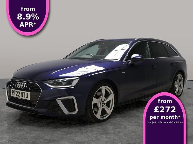 Blue Used 2022 Audi A4 S-Line Estate | £19,340 (Super price) - Image 1/3