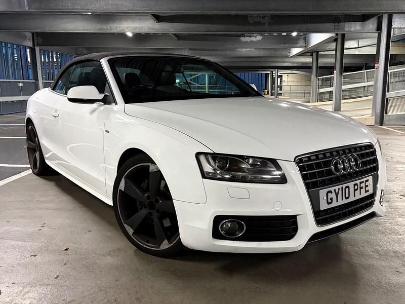 White Used 2010 Audi A5 Cabriolet S-Line Cabriolet | £3,795 (Good price) - Image 1/4