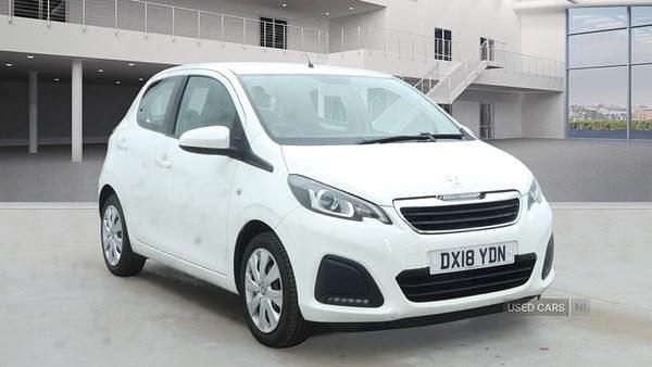 Used Peugeot 108 Active 2018 White Hatchback