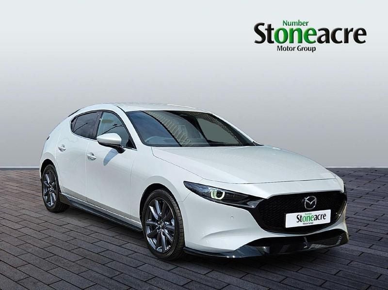 White Used 2025 Mazda 3 Takumi-Line Hatchback | £25,500 - Image 1/2