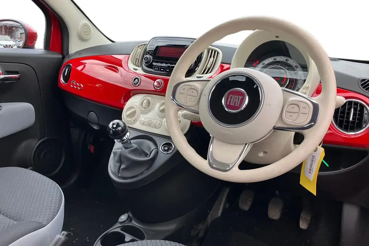 Used Fiat 500 Pop Star 69 HP (50 kW) 2018 Red Hatchback