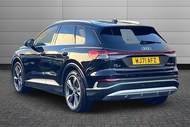 Used Audi Q4 e-tron S-Line 125 kW (170 HP) 2021 Black SUV