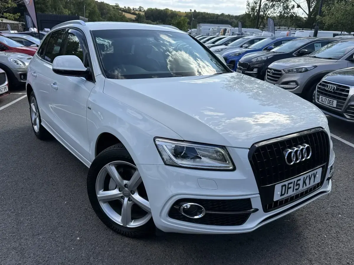 Used Audi Q5 S-Line 254 HP (186 kW) 2015 White SUV