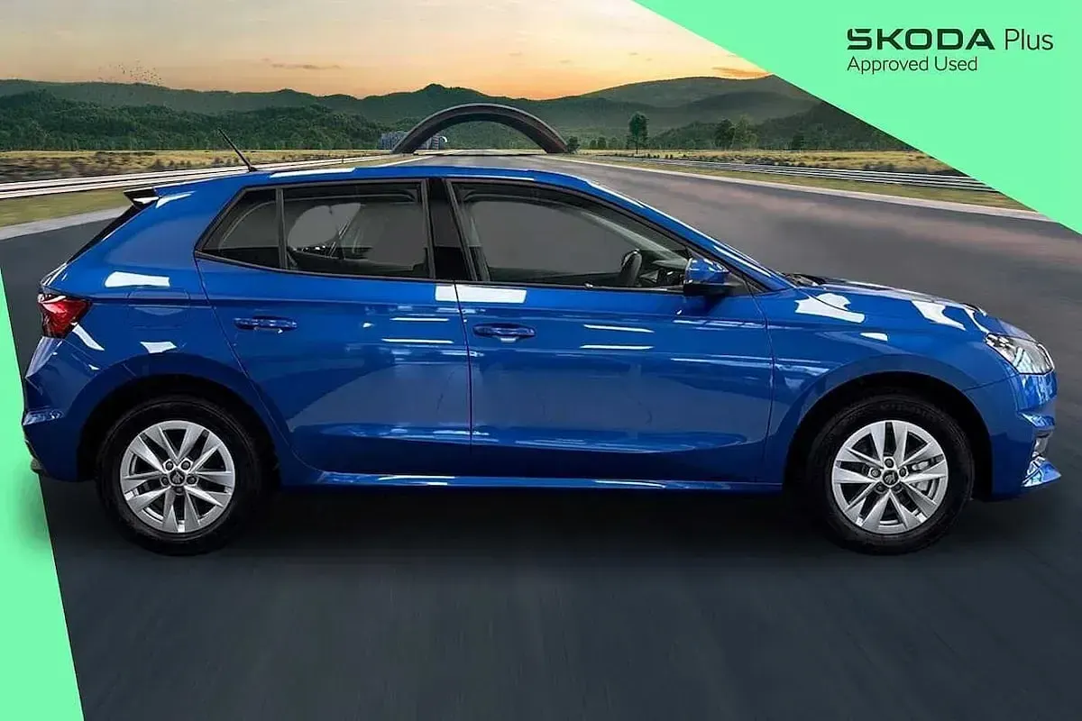 Used Skoda Fabia SE 113 HP (83 kW) 2025 Blue Hatchback