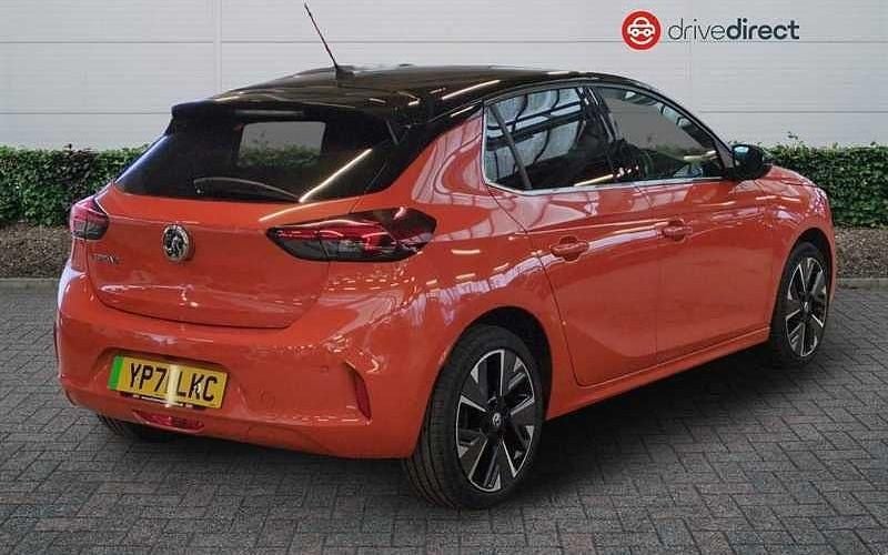 Used Vauxhall Corsa-e Elite 100 kW (136 HP) 2020 Orange Hatchback