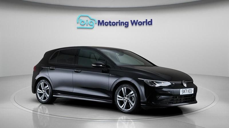 Black Used 2022 VW Golf VIII R-line Hatchback | £18,700 (Good price) - Image 1/4