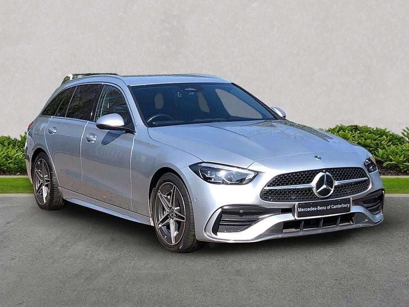 Used Mercedes C220 AMG line 2022 Silver Estate
