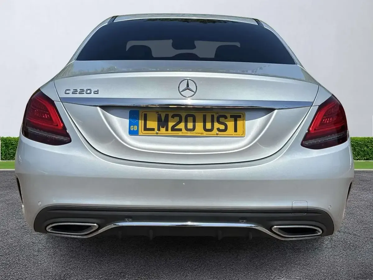 Used Mercedes C220 AMG line 2020 Silver Sedan