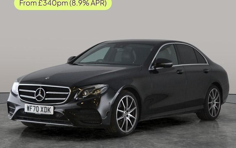 Black Used 2020 Mercedes E200 AMG line Sedan | £22,965 (Good price) - Image 1/3
