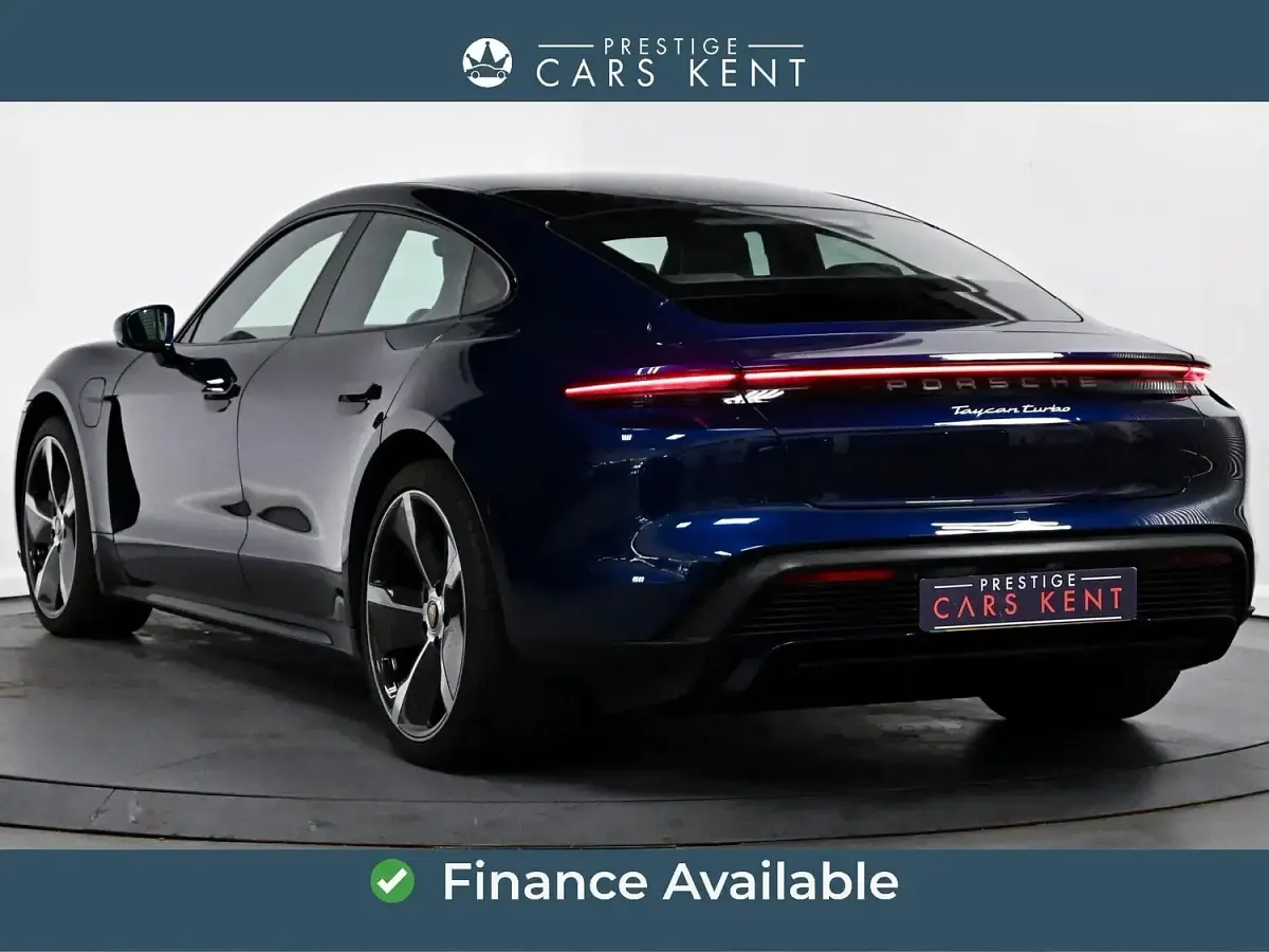 Used Porsche Taycan Performance Package 500 kW (680 HP) 2023 Blue Sedan