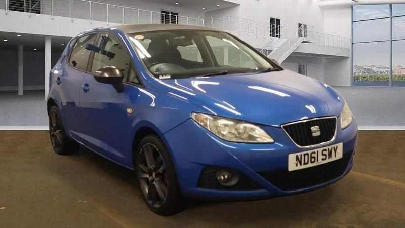 Used Seat Ibiza 105 HP (77 kW) 2012 Blue Hatchback