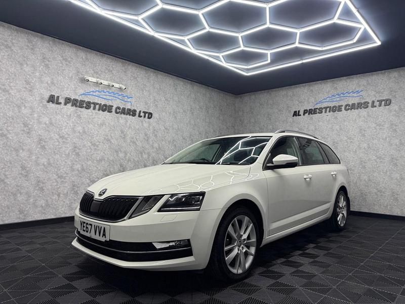 White Used 2017 Skoda Octavia SE L Estate | £8,499 (Fair price) - Image 1/4