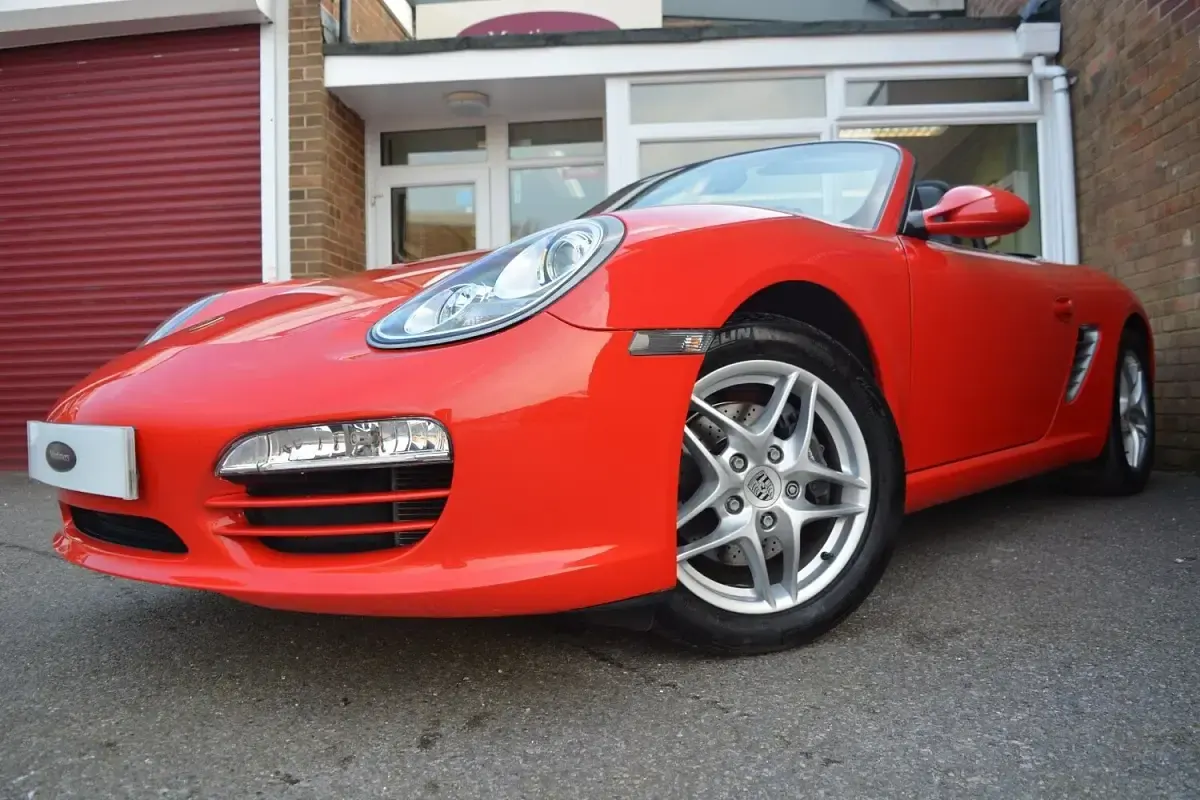 Used Porsche Boxster 255 HP (187 kW) 2010 Red Cabriolet