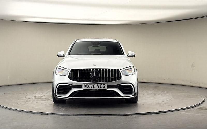 Used Mercedes GLC63 AMG Premium Plus 476 HP (350 kW) 2019 Iridium silver Coupe