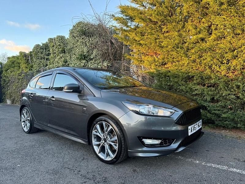 Grey Used 2017 Ford Focus ST-Line Hatchback | £7,995 (Fair price) - Image 1/4