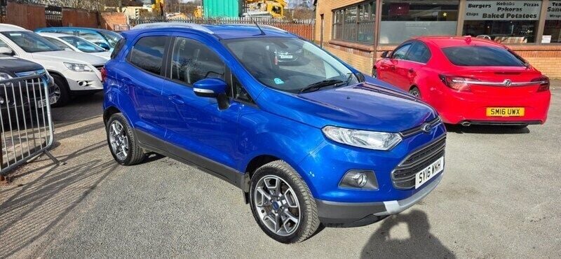 Blue Used 2016 Ford Ecosport Titanium SUV | £3,899 (Good price) - Image 1/4