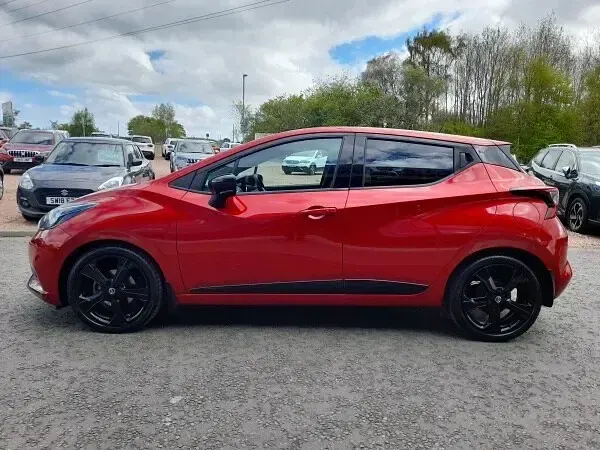 Used Nissan Micra 92 HP (67 kW) 2022 Red Hatchback