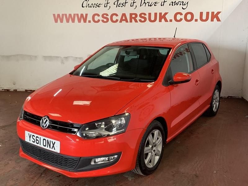 Used VW Polo Match 60 HP (44 kW) 2012 Red Hatchback