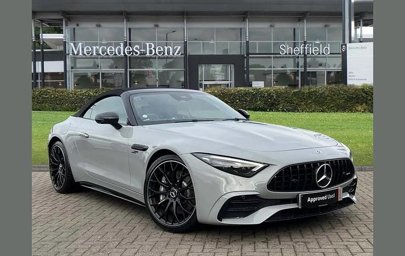 Grey Used 2023 Mercedes SL43 AMG Premium Plus Cabriolet | £72,919 (Fair price) - Image 1/4