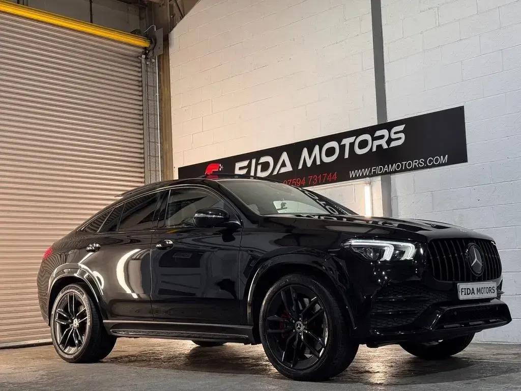 Used Mercedes GLE400 AMG line 2022 Black Coupe