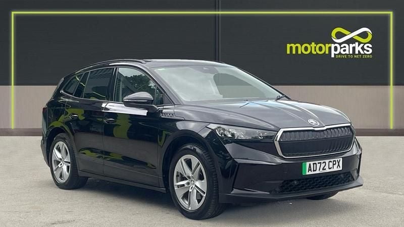 Black Used 2023 Skoda Enyaq iV ecoSuite SUV | £19,989 (Fair price) - Image 1/4