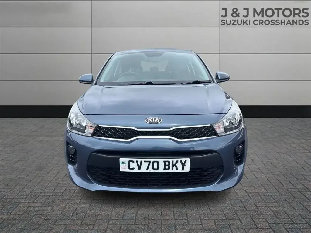 Used Kia Rio 84 HP (61 kW) 2020 Blue Hatchback