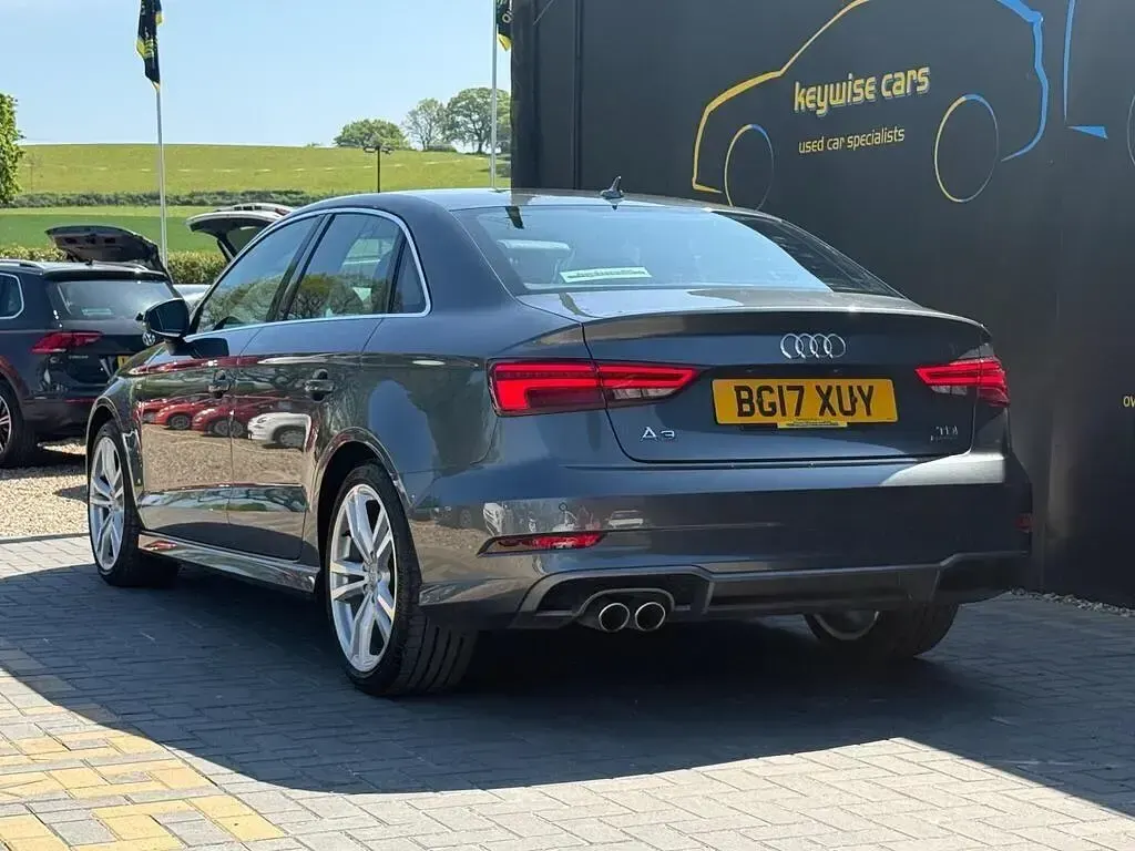 Used Audi A3 S-Line 150 HP (110 kW) 2017 Grey Sedan