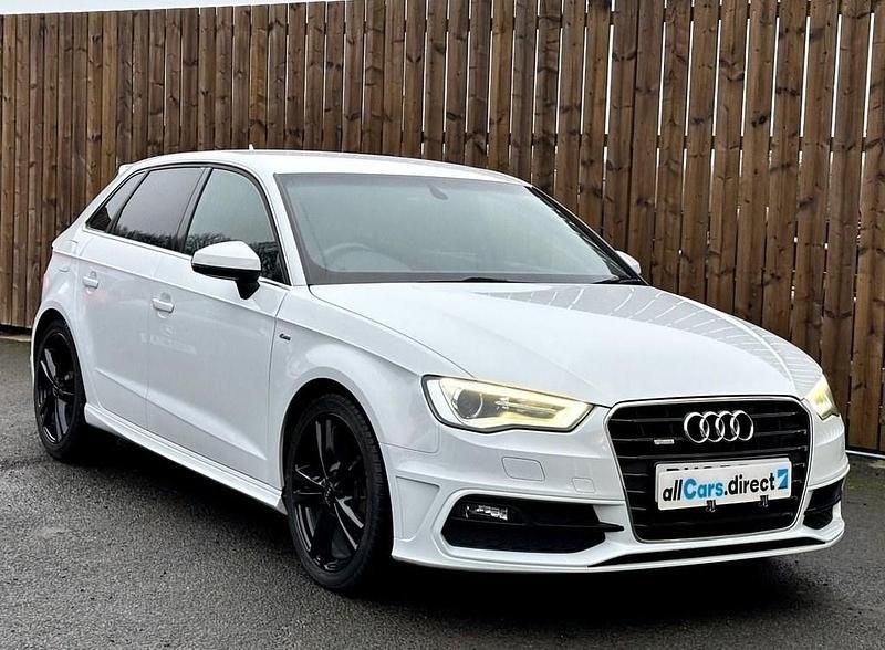 Used Audi A3 Sportback S-Line 2015 White Hatchback