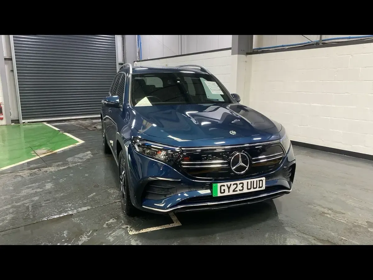 Used Mercedes EQB350 AMG line 214 kW (292 HP) 2023 Blue SUV