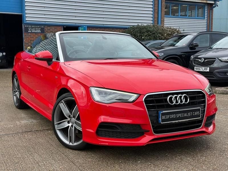 Used Audi A3 Cabriolet S-Line 150 HP (110 kW) 2015 Red Cabriolet