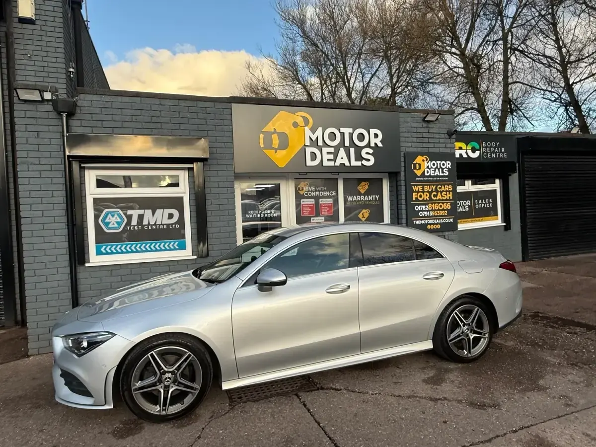 Used Mercedes CLA180 AMG Line Premium 136 HP (100 kW) 2022 Silver Sedan