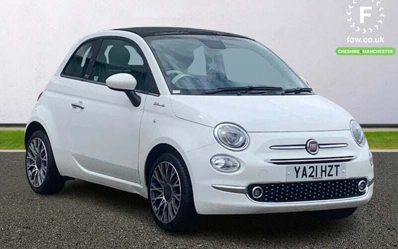White Used 2021 Fiat 500C Dolcevita Cabriolet | £11,699 (Fair price) - Image 1/3