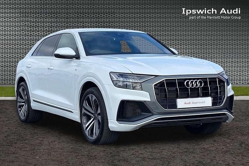 White Used 2023 Audi Q8 S-Line SUV | £44,991 (Good price) - Image 1/4