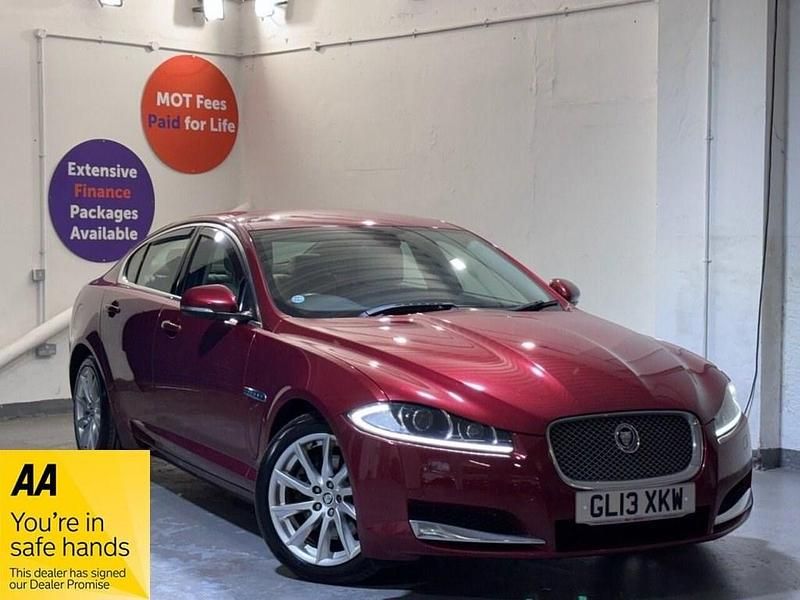 Red Used 2013 Jaguar XF Premium Luxury Sedan | £4,999 (Good price) - Image 1/3