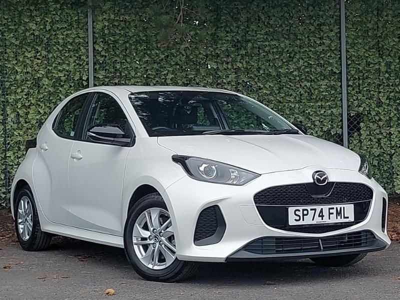 White Used 2024 Mazda 2 Center-Line Hatchback | £18,498 (Fair price) - Image 1/4