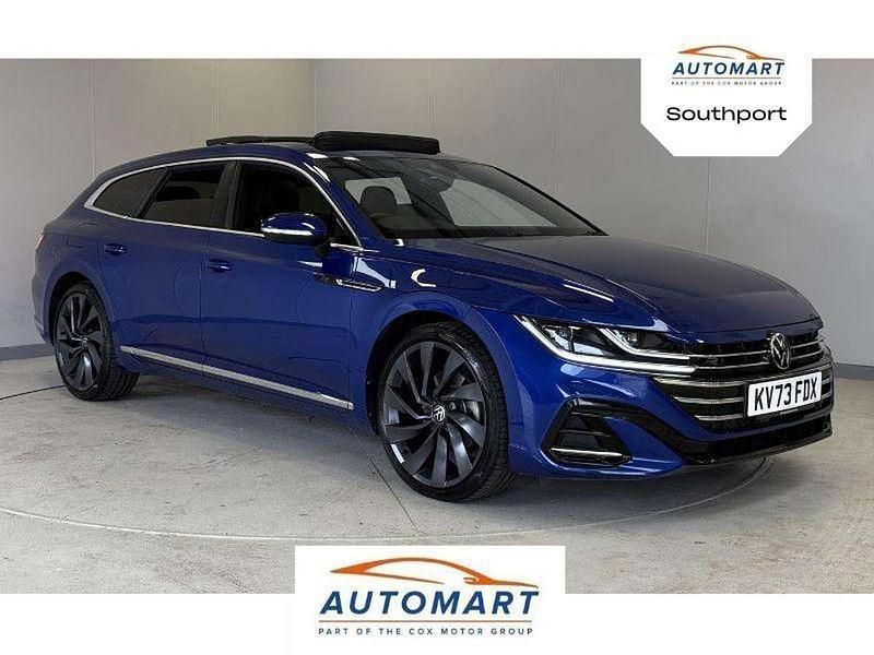 Blue Used 2023 VW Arteon R-line Estate | £28,697 (A bit pricey) - Image 1/4