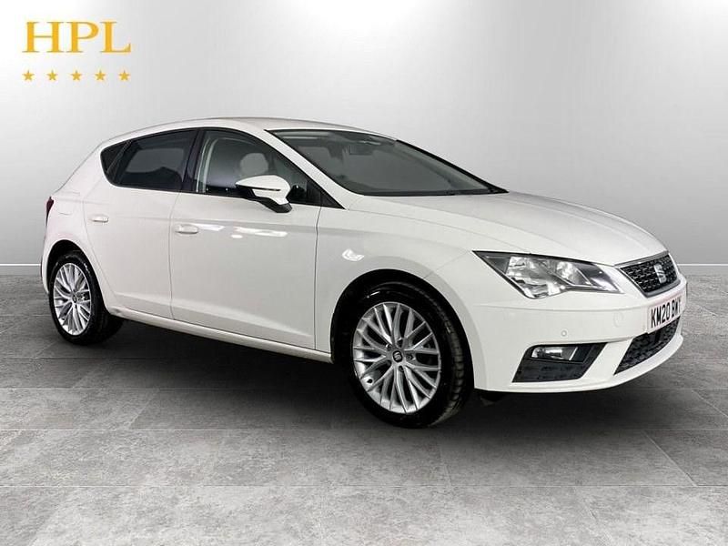 Used Seat Leon SE Dynamic 115 HP (84 kW) 2020 White Hatchback