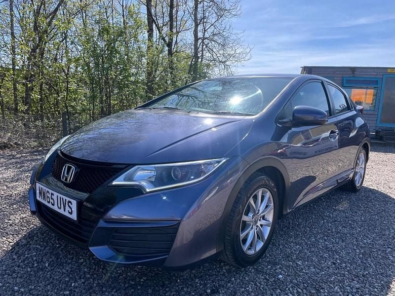 Begagnad Honda Civic S 2015 Blå Halvkombi