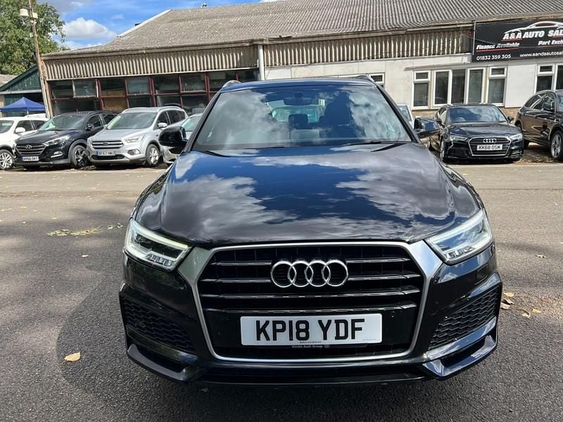 Used Audi Q3 S-Line 150 HP (110 kW) 2018 Black SUV